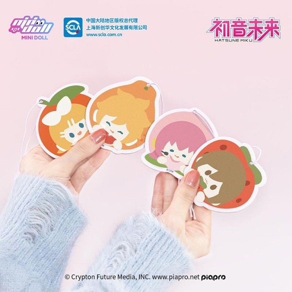 Vocaloid Series Miku Luka Len Rin Meiko Kaito Minidoll Miku Merch Yummy Series Blind Box Incense Pendant